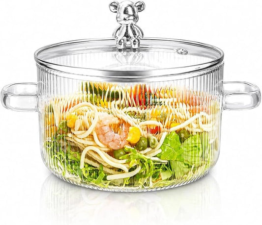 Olla de vidrio borosilicato 1.8 L
