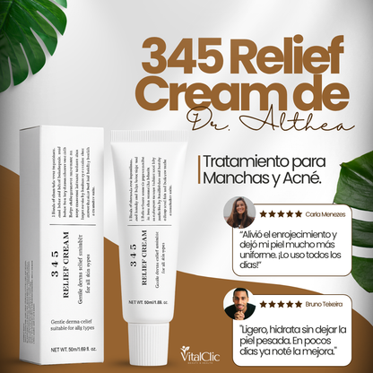 345 Relief Cream de Dr. Althea - Tratamiento para Manchas y Acné 🌺