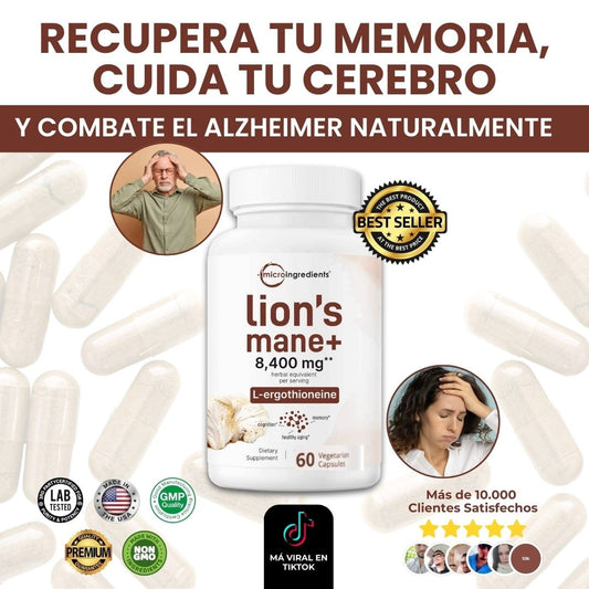 Melena de León – Lion's Mane (60 cápsulas)