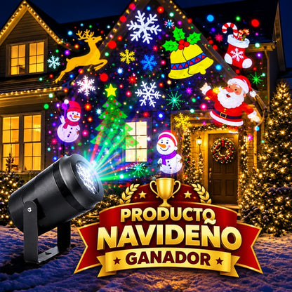 Proyector LED navideño