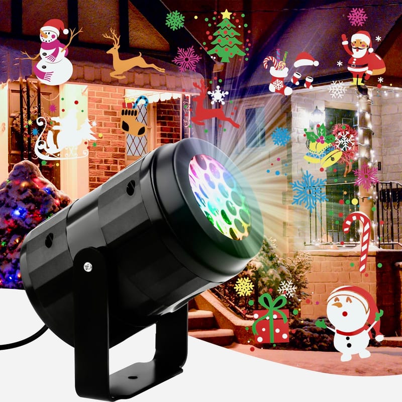 Diseños del proyector navideño