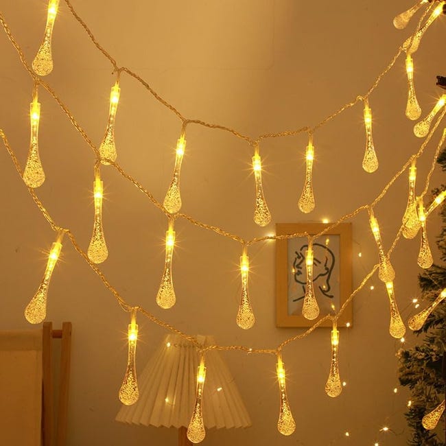 Luces LED de gota detalle