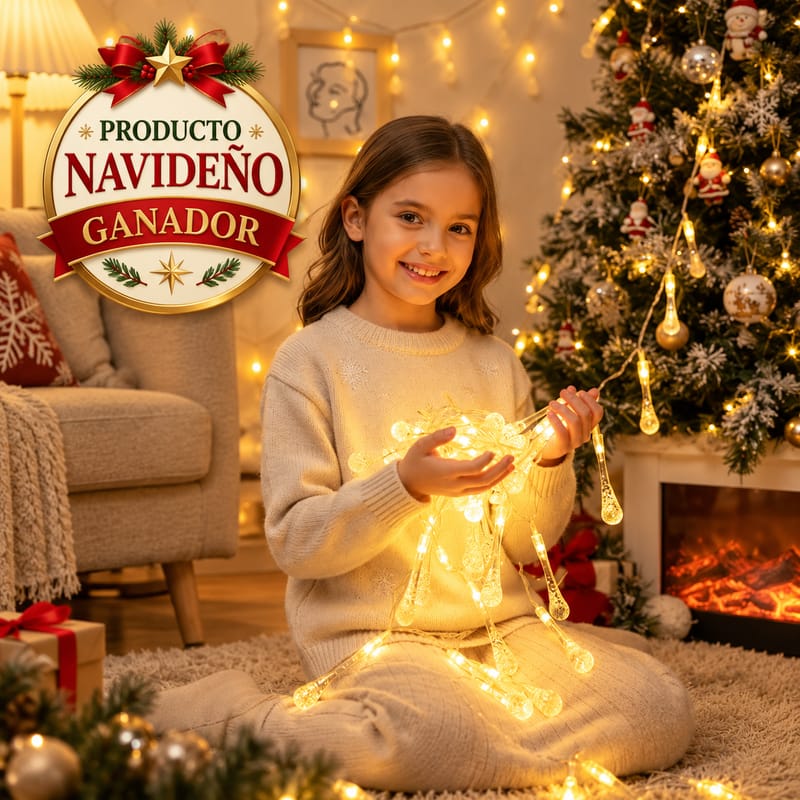 Luces de gota encendidas